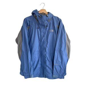 THE NORTH FACE BLUE PERIWINKLE OUTDOOR WINDBREAKER JACKET WOMENS SIZE LARGE